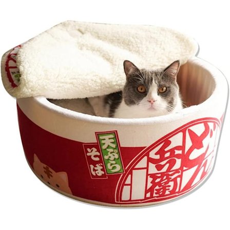 Kattbo Instant Nudelform Katt Hus Soffa - Söt och Bekväm