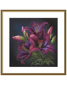 Broderipakke Bilde Liljer - Nova Sloboda