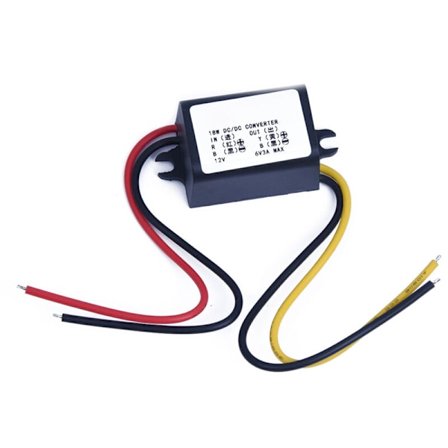 Spänningsregulator Nedtrappningsmodul DC-DC-omvandlare 12V till 6V