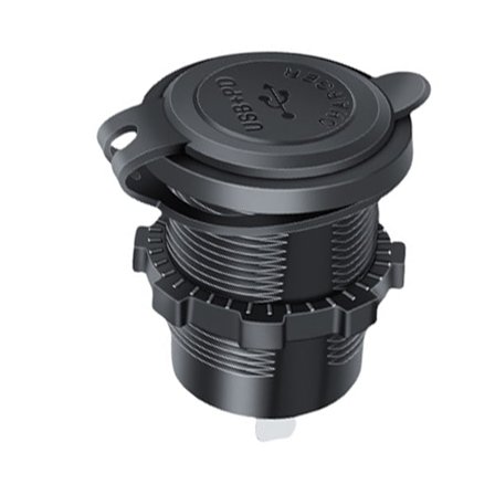 Dobbelt Port Bilopladning 12V-24V Hurtig Opladning Til Mobile Enheder Med Sikkerhedsbeskyttelse LED Natlys