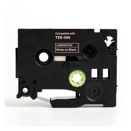 Tape 24mm TZe-355 Vit på Svart - Lyreco - Kontorsmaskiner - Märkmaskiner och tape - Tape - Brother TZ