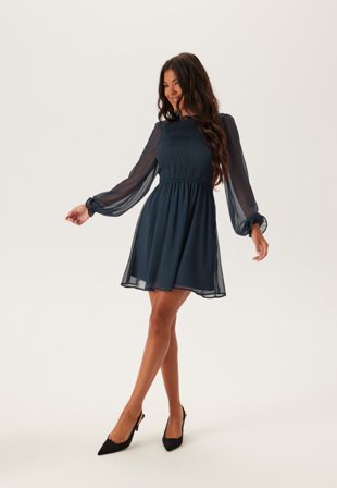 BUBBLEROOM-Smock L/S Dress-S