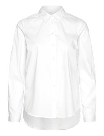 Vigimas L/S Shirt/Su Pitkähihainen Paita Valkoinen Vila