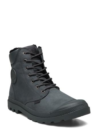 Pampa Sport Cuff Wps Shoes Boots Ankle Boots Laced Boots Grå Palladium*Betinget Tilbud