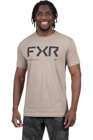 T-shirt FXR Hydrogen Premium Steen/Asfalt M