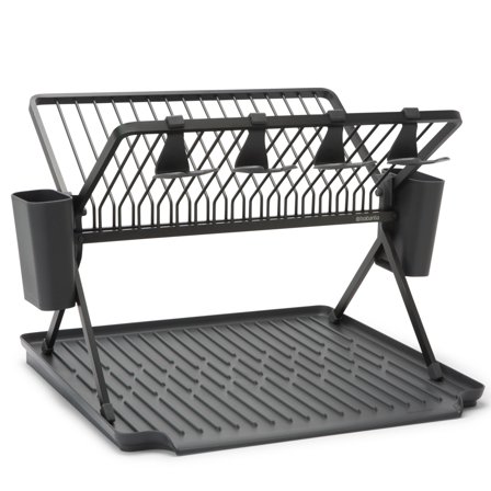 Brabantia SinkSide hopfällbart diskställ XL, svart | Fler produkter > Städning & Diskning > Diskställ | Bagaren och Kocken
