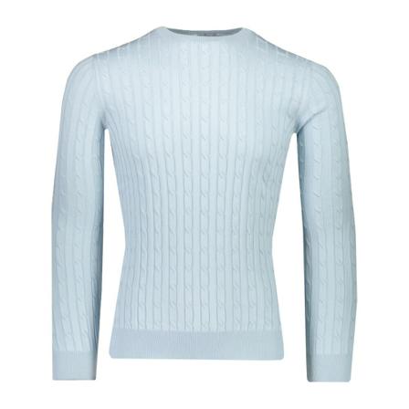 Gran Sasso, Jersey Blauw, Heren, Maat:M,Katoen