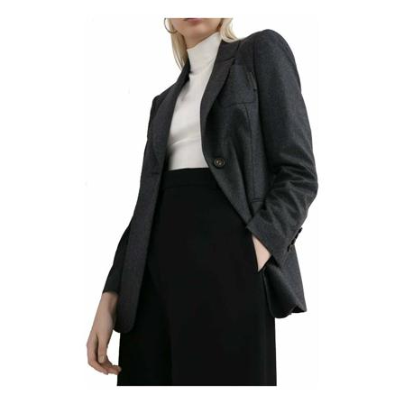 Brunello Cucinelli, Blazers Szary, Kobieta, Rozmiar: XS