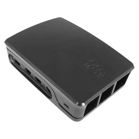 4-pack ABS-skal i plast, svart