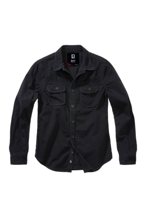 Brandit Vintage Women's Long Sleeve Shirt Black M