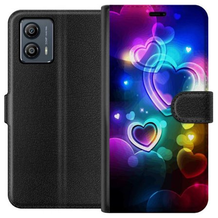 Yhteensopiva Lompakkokotelo Motorola Motorola Moto G53 NeonRakkaus