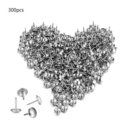 300 st Möbeltacks - 11x17 MM, Möbelspikar, Antik Dekorativa Möbeltacks, Tryckpanel Dubbar för Stolar