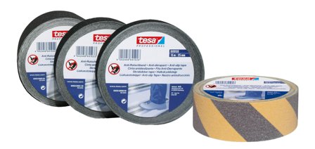 Tesa 60950 Skridsikker tape 5 m x 50 mm, sort, Maskintilbehør & forbrugsvarer