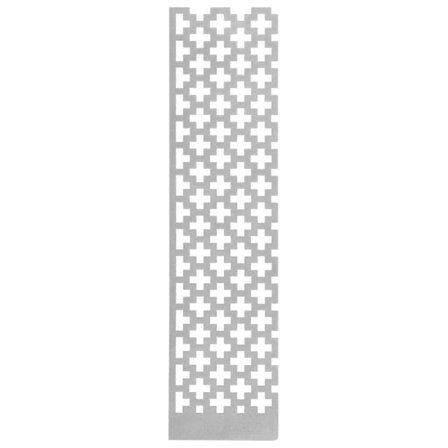 5D Diamantmålning Nätlinjal med Tomma Rutor Rostfritt Stål Kvadrat DIY Målningstillbehör 285 Hål