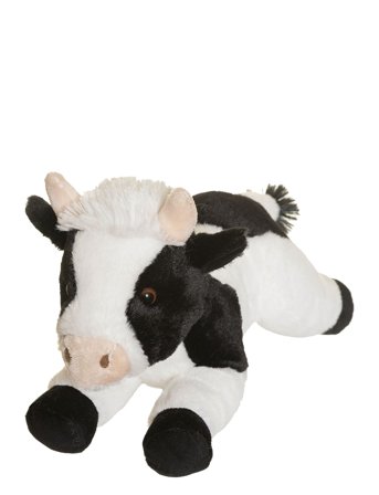 Teddykompaniet | Teddy Farm, Lying Cow | 30 cm