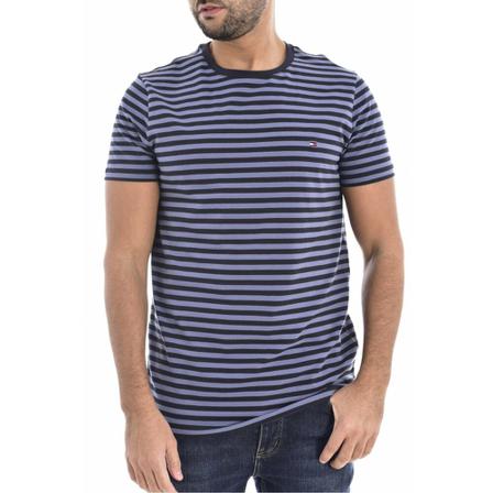Tommy Hilfiger, Short Sleeve Shirts Niebieski, Mężczyzna, Rozmiar: S