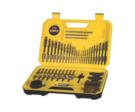 DeWalt Straight Shank Combination Drill Bit Set 100 Pieces