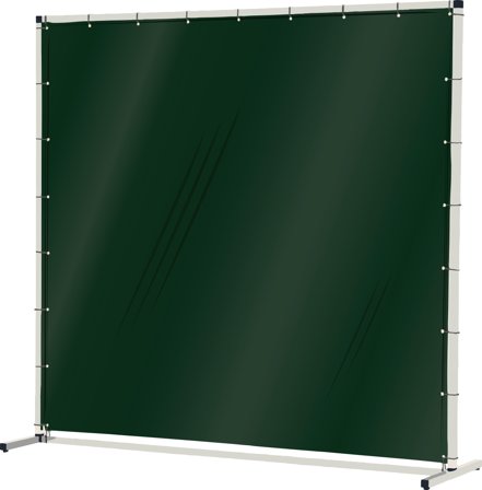 Industridraperier Björndraperiet 104104 Svetsskärm 1,5 x 1,9 m, transparent Grön, Svets