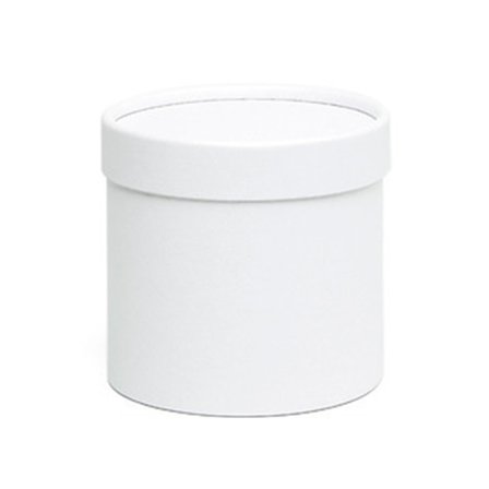 Presentförpackning med lock för presentförpackning med blommor i kartong Cylindrisk förpackning