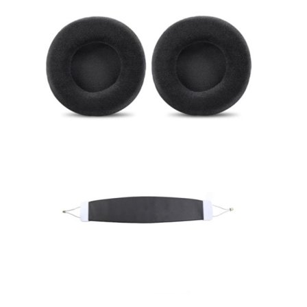 Udskiftnings ørepuder og hovedbøjle til SteelSeries Siberia V1, V2, V3 Prism Sort