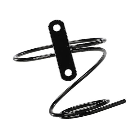 1 st Väggmonterat Vinställ i Metall Vinflaskhållare Väggdekor (svart)