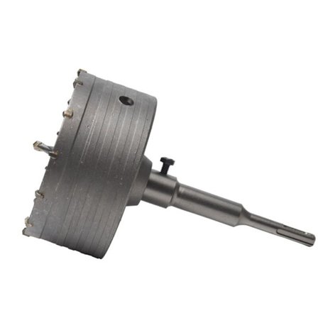 Borekronesæt til fliser - Kerneboremaskine, 160 mm lang Ø 125 mm - M18 Gevind