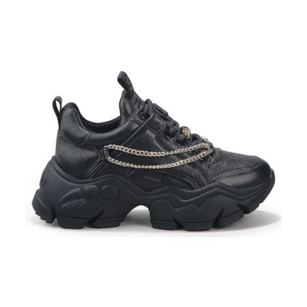 Buffalo, Sneakers Zwart, Dames, Maat:38 EU