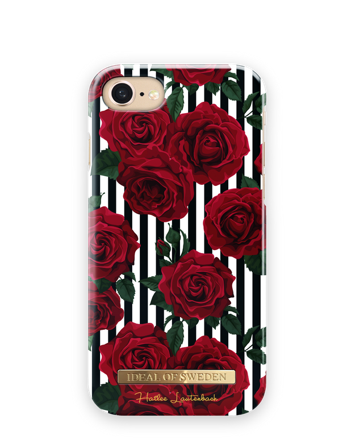 Fashion Case Hailee Lautenbach iPhone 8 Striped Roses