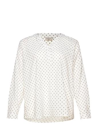 Kcsolo Blouse White Kaffe Curve