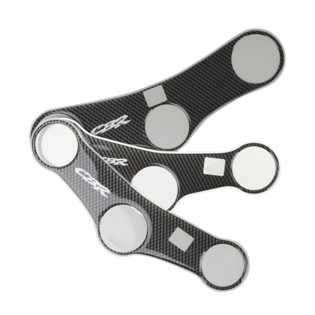 OneDesign Triple Clamp Decal Carbon - Honda CB 400 Four 1975-1977