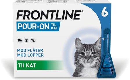 Frontline Pour-On Vet Kat, Tøj & Bolig, Flåter & Lopper, Flåt- Og Loppemiddel Til Katte