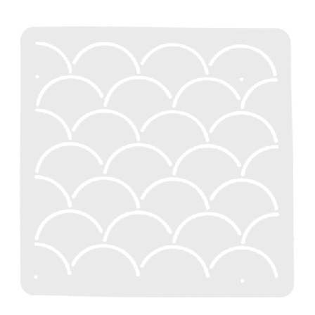 Plast Quiltschablon Patchwork Broderischablon DIY Syverktyg