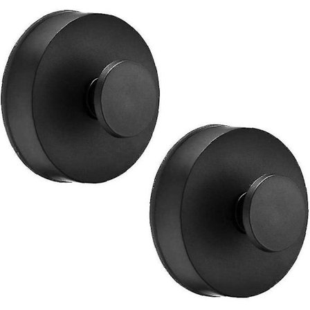 Hålfria klädkrokar Matt svart sugkopp handdukskrokar Duschhanddukshållare för hem badrum