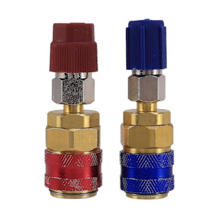 Høj- og lavtryks ekspansionsadapter R134a Freon hurtigkoblingsadapter til bil aircondition Xxf