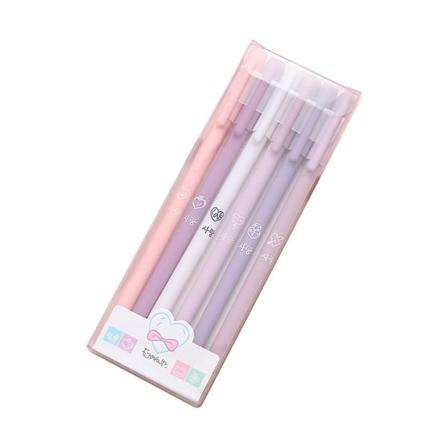 Sööt Gel-kynä Nopeasti Kuivuva Kawaii Värillinen Neulakärki 0.5mm Musta Koulu Tarvikkeet