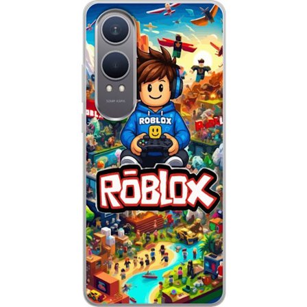 Kompatibelt Mobildeksel til OnePlus Nord CE4 Lite Roblox-verden med spillkarakterer og fargerike eventyr fylt med action og flygende kjøretøy