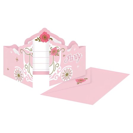 Prinsessa För En Dag Inbjudningskort