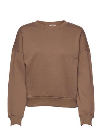 Objniny L/S Pullover A Fair Sweat-shirt Tröja Brun Object