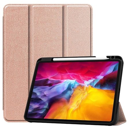 iPad Pro 11 2021 Slim fit tri-fold fodral - Rose Gold