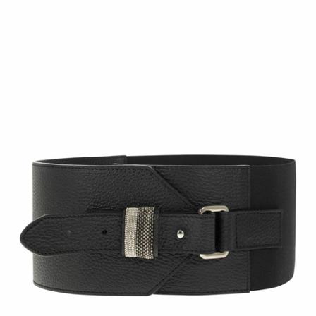 Fabiana Filippi High leather Bælte Sort, Dame Bælter
