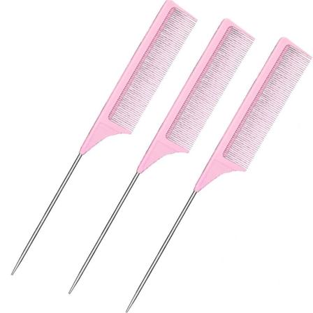 3 pakker rottehalekam stålpinne rottehale karbonfiber varmebestandige ertekammer med rustfritt stål pintail (hy)