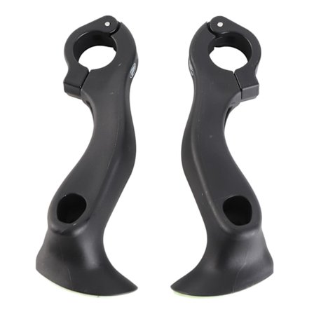 Polkupyörän ohjaustangon päät Ergonomiset liukueste maastopyörän ohjaustangon päät 21,8–22,2 mm:n ohjaustangoille