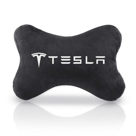 2 stk. bilsete nakkestøtte pute for Tesla Model 3, Model X, Y og Roadster