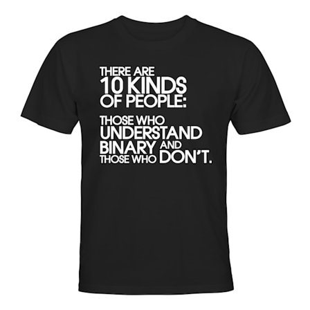 Binary Knowledge - T-SKJORTE - UNISEX