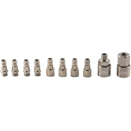 10 x Koppling Koppling Pneumatisk Kompressor Pump System Europeisk Form