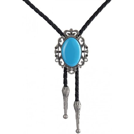 Native American Bolo Tie Rodeo Cowboy Läder Halsduk Wester