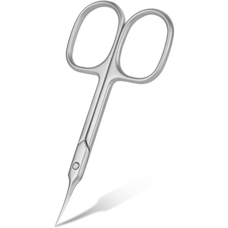 Professionelle neglebåndssakse, øjenbrynsakse, buet blad i rustfrit stål