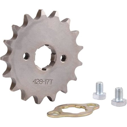 1 stk. Motorcykel 428-17t Forreste Tandhjul 20mm Til 50cc 70cc 90cc 110cc 125cc Dirt Pit Bike Mini Bike Atv 4 Hjulet Knallert