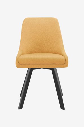 Loft24 - Spisebordsstol Rudi2, 2 stk. - Gul - Stole - Fra Homeroom