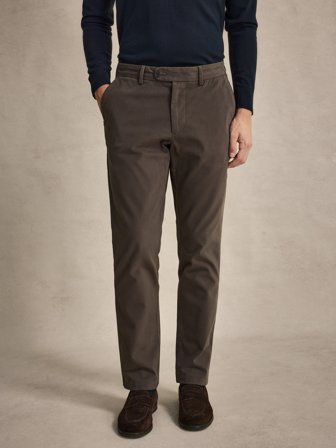 John Henric Men's Grüne Chinos Slim Fit Size 28